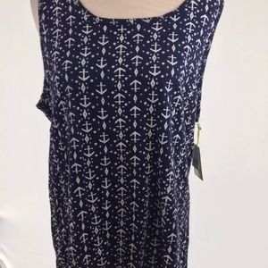 NWT Broken Threads Nautical Top XL P20